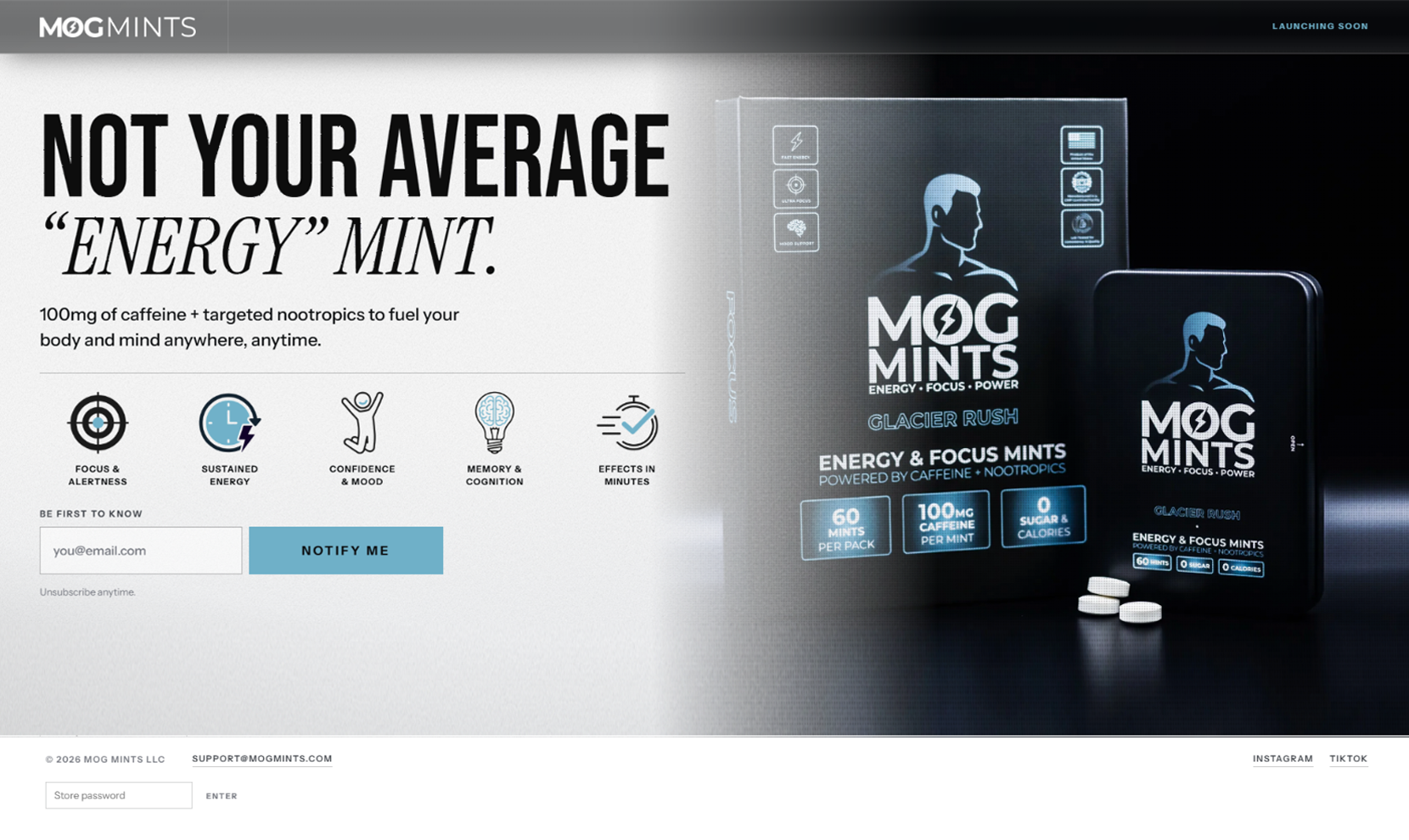 Mog Mints el. parduotuvė (mogmints.com) – Revers projektas